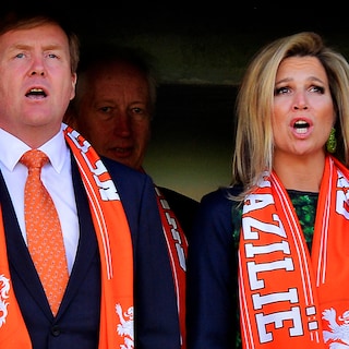 Willem-Alexander en Máxima aanwezig bij tweede groepswedstri