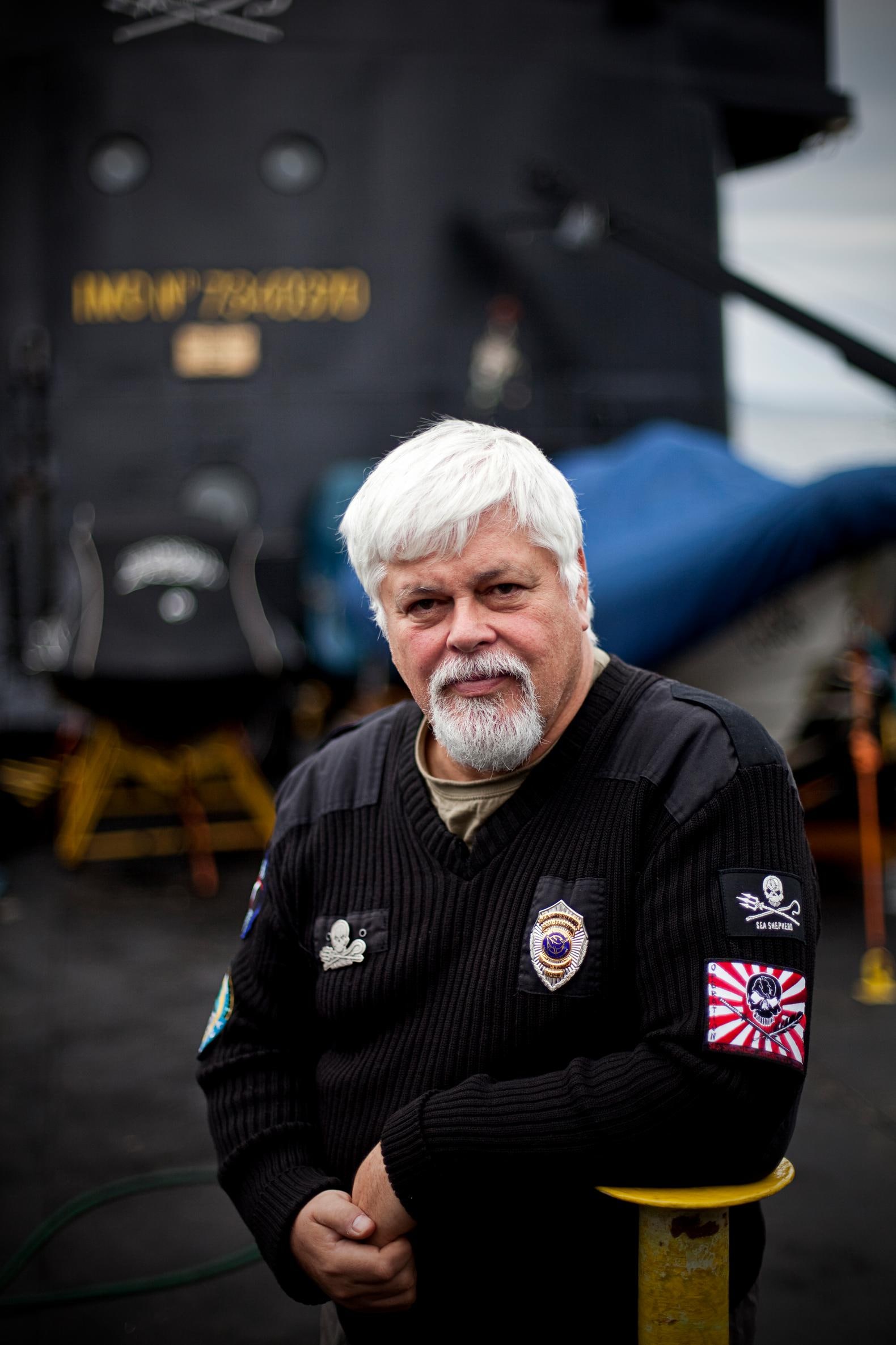 Sea Shepherd oprichter Paul Watson. 
