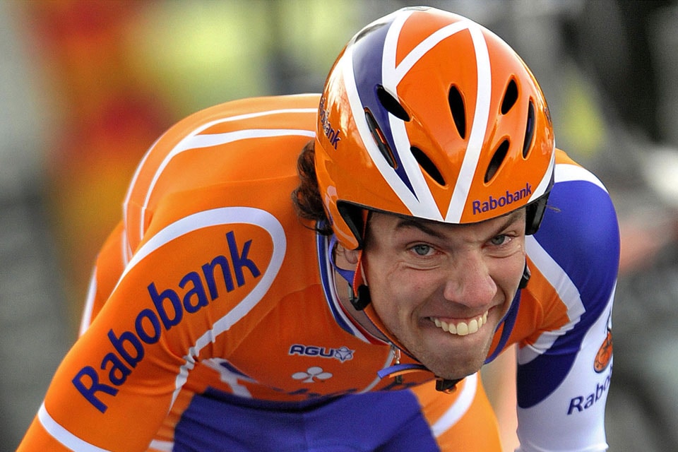 Thomas Dekker, nog in Rabobanktenue. (AFP)