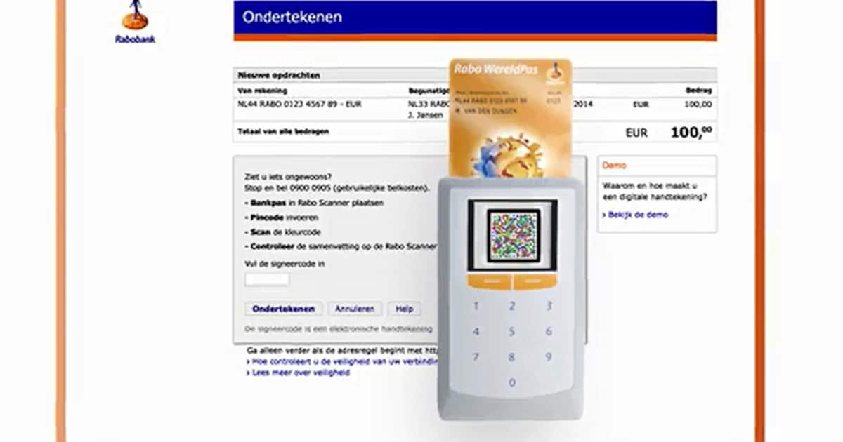 Weg met de Random Readers; Rabo begint uitrol nieuwe scanners | de ...