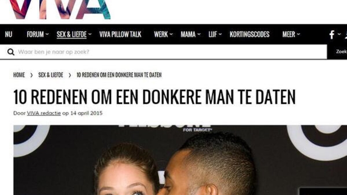 VIVA excuseert voor lijst over redenen daten donkere man | de Volkskrant