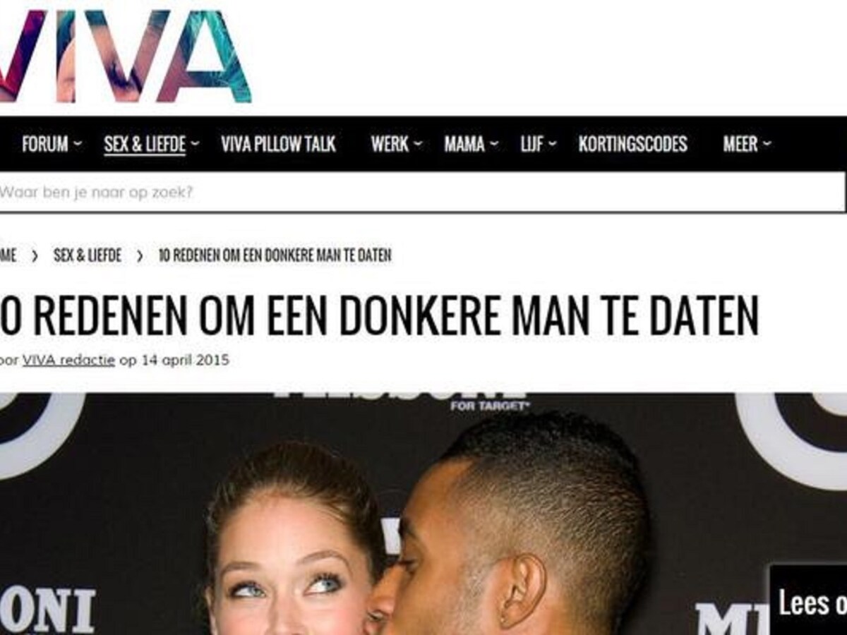 VIVA excuseert voor lijst over redenen daten donkere man | de Volkskrant