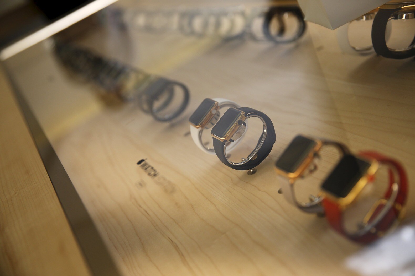 Winkel in San Francisco waar Apple Watches verkrijgbaar zijn.