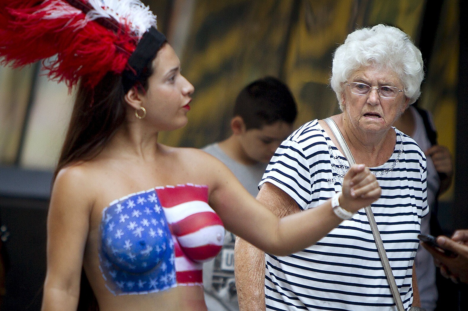 New York is de blote billen en borsten op Times Square beu | de Volkskrant