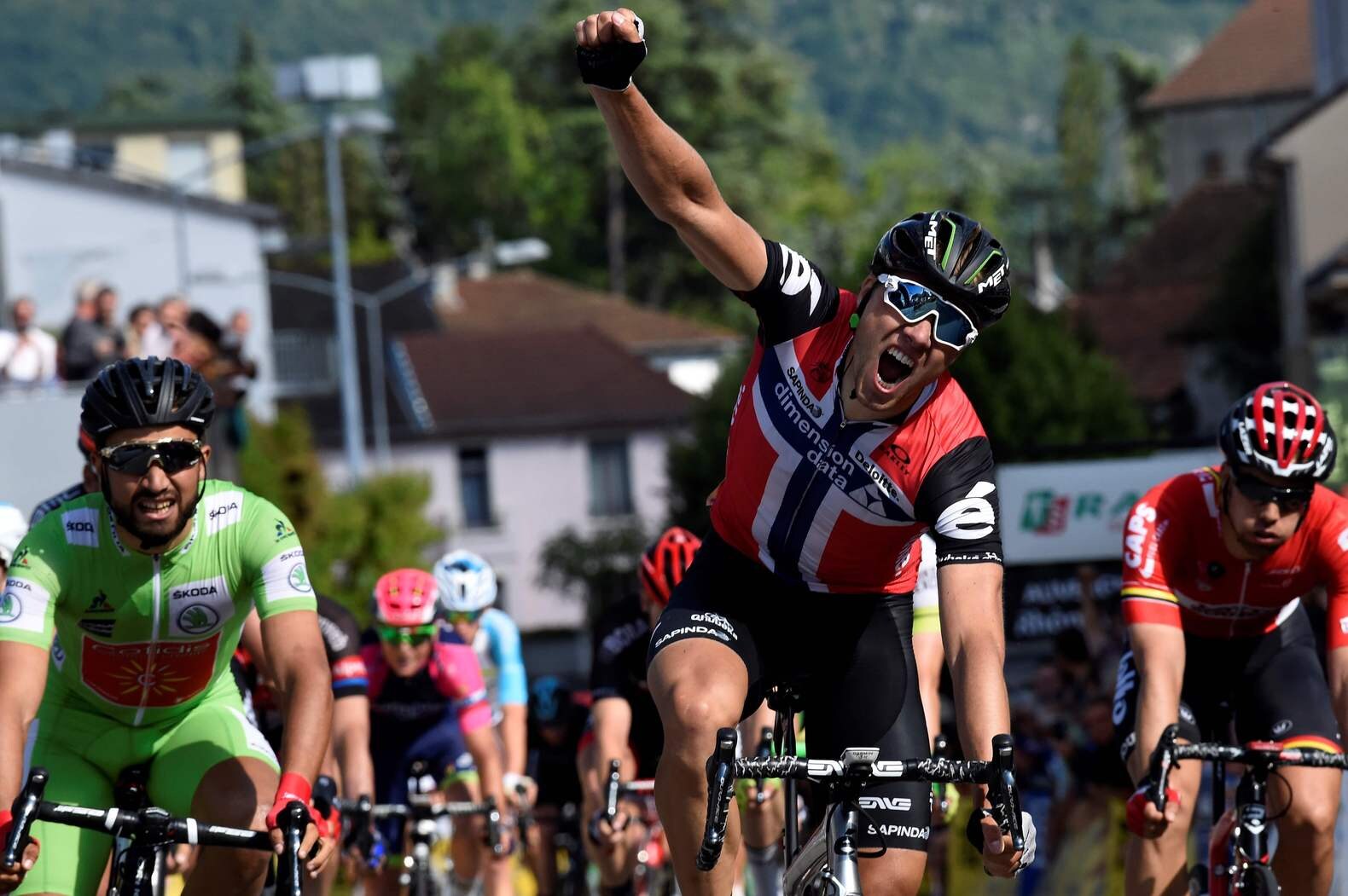 Boasson Hagen wint sprint in vierde etappe Dauphiné
