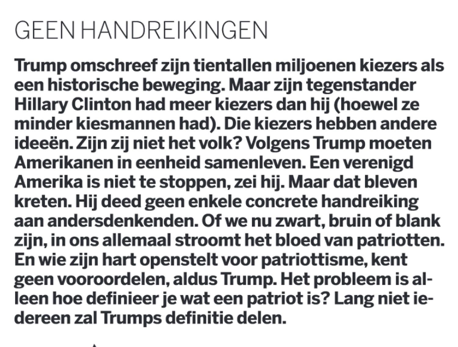 'America First!' Lees hier de volledige speech van Trump terug | de ...