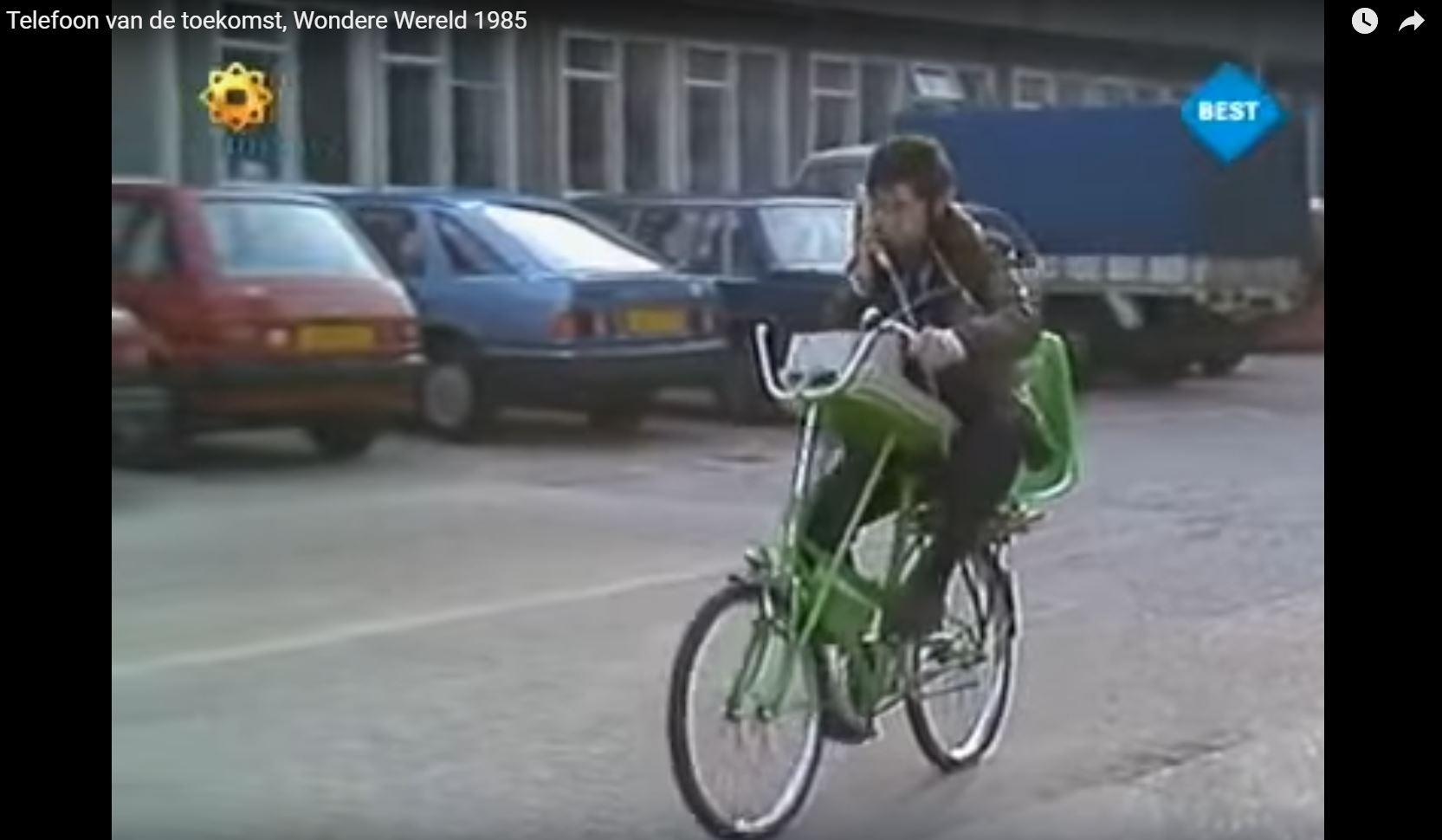 1985 - 'Fietsen worden uitgerust met een telefoon'