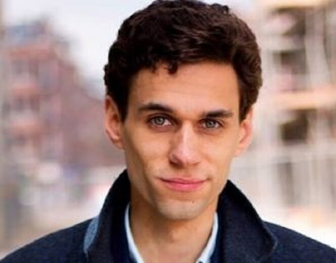 Daniël Boomsma, medewerker Mr. Hans van Mierlo Stichting (D66).