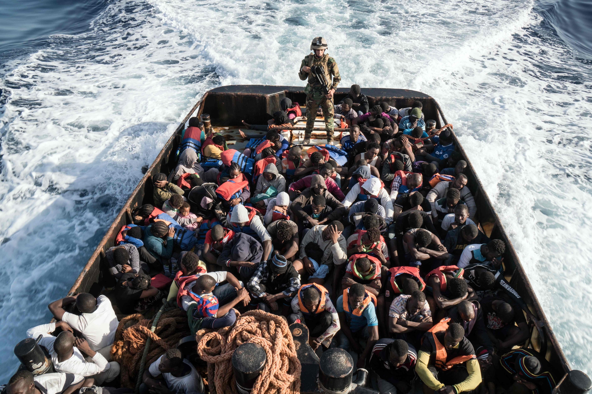 Vijf jaar na de Libiëdeal: minder migranten in Europa, maar tegen welke