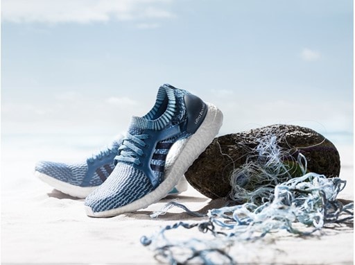 Sportschoenen van gerecycled plastic, ze komen eraan