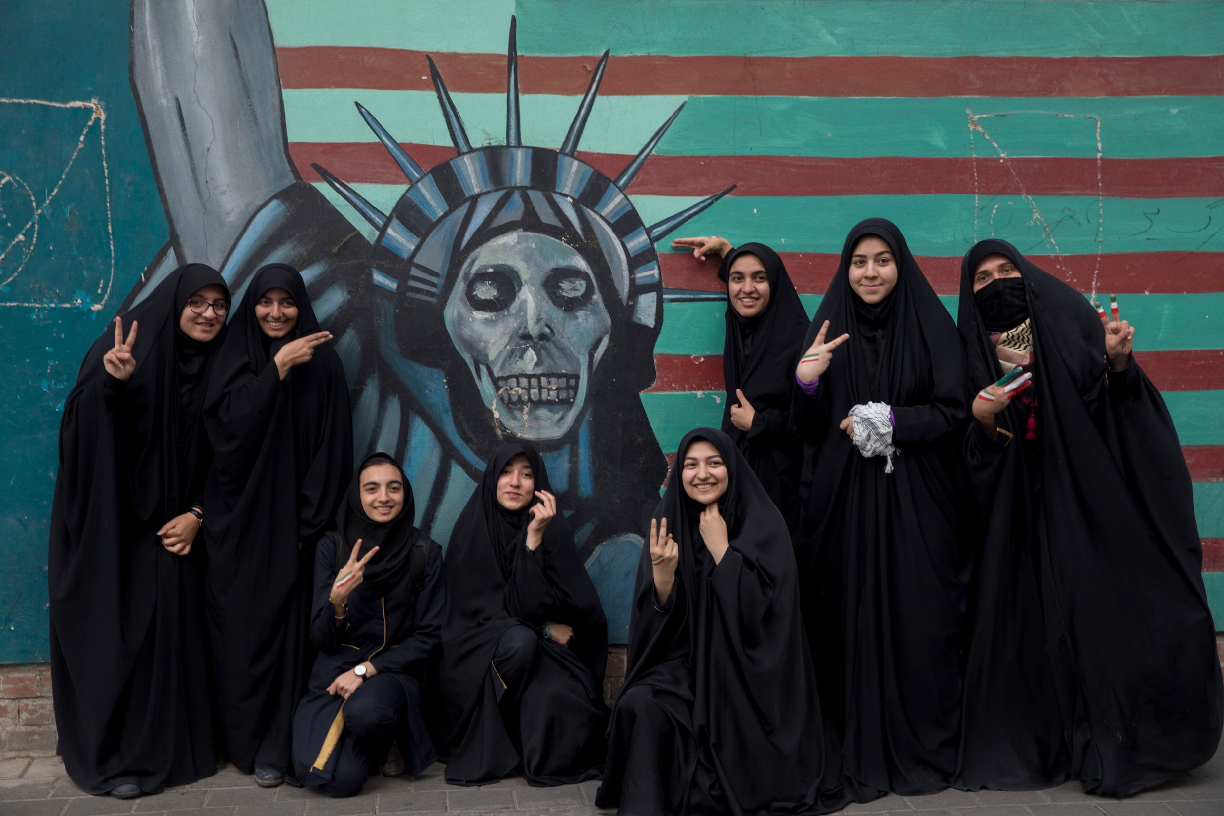 In Beeld: Iraniërs protesteren tegen Amerikaanse sancties