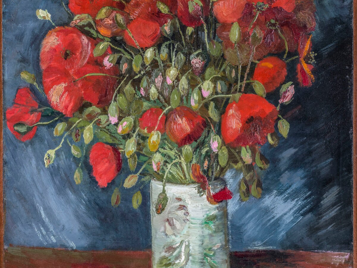 Vaas met klaprozen blijkt wel degelijk een echte Van Gogh de Volkskrant
