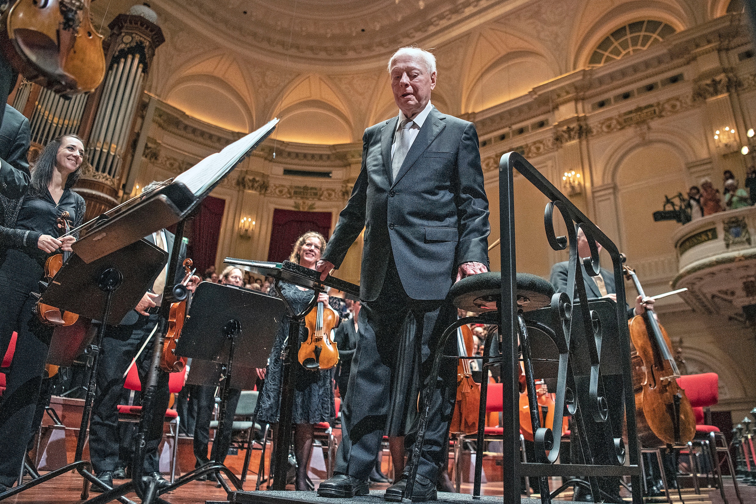 Het afscheid van Bernard Haitink in het Concertgebouw is de middag van de dankbaarheid