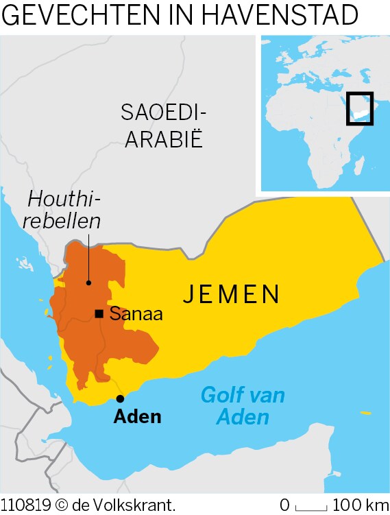 Nieuw front dreigt in door oorlog verscheurd Jemen na inname presidentieel paleis in Aden