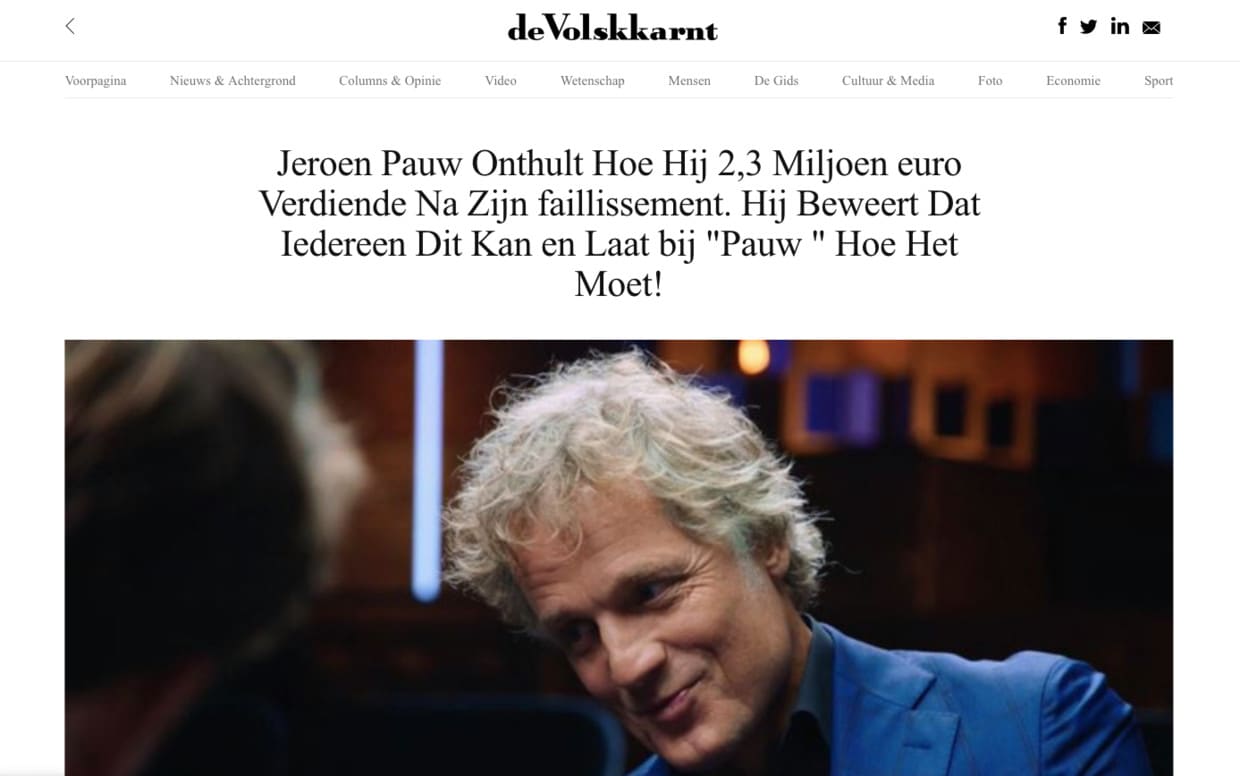 John de Mol zet rechtszaak tegen Facebook over bitcoin-nepadvertenties door  | de Volkskrant