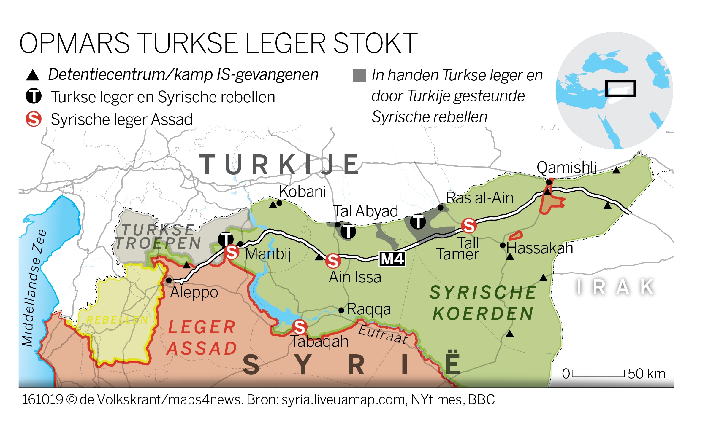 Rusland deelt de lakens uit