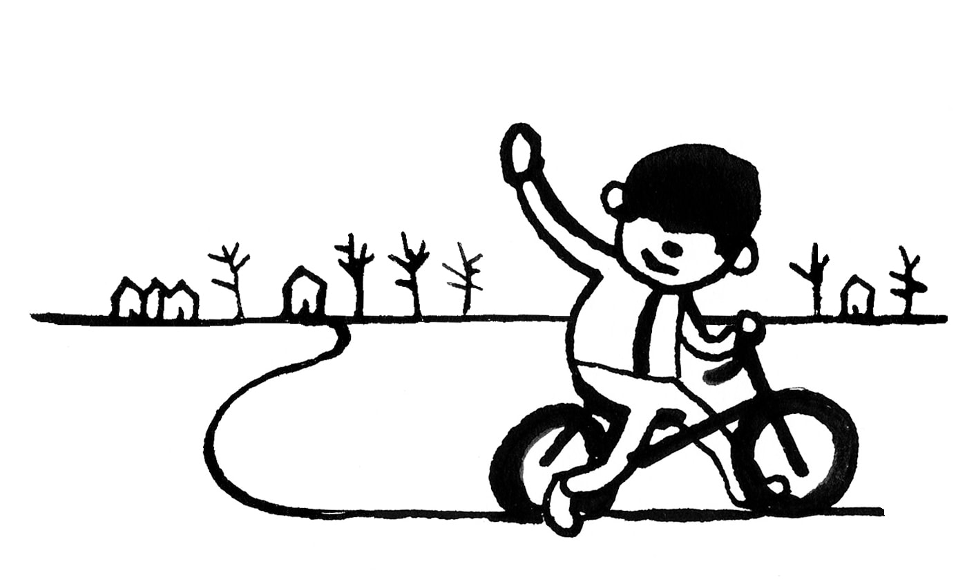 Wanneer kan een kind alleen naar school fietsen?