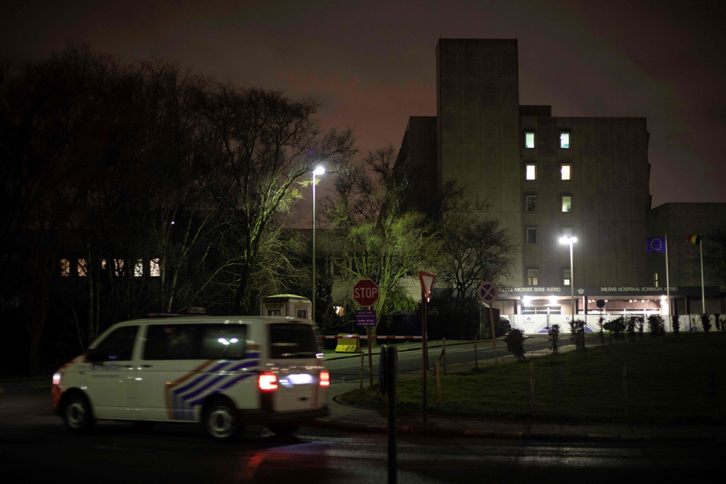 Correspondent Vervaeke zit in quarantaine in militair hospitaal Koningin Astrid in Neder-over-Heembeek, bij Brussel.
