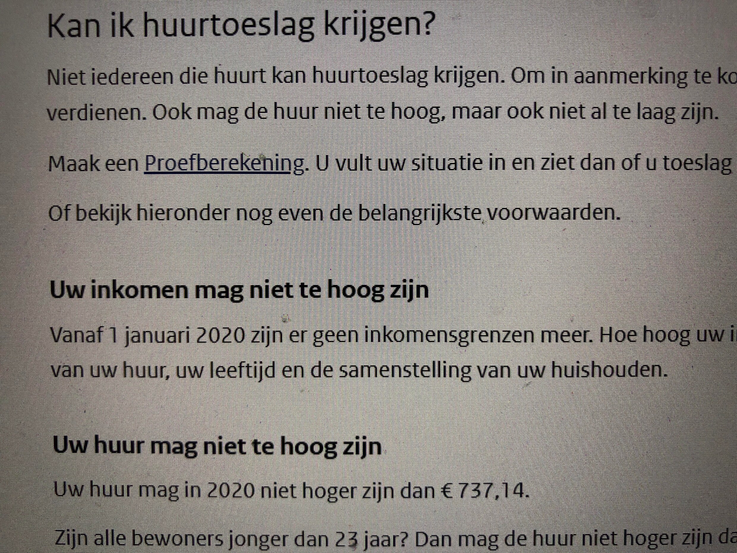 De Hele Huurtoeslag Terugbetalen Omdat Je 37 Euro Te Veel Verdiende ...