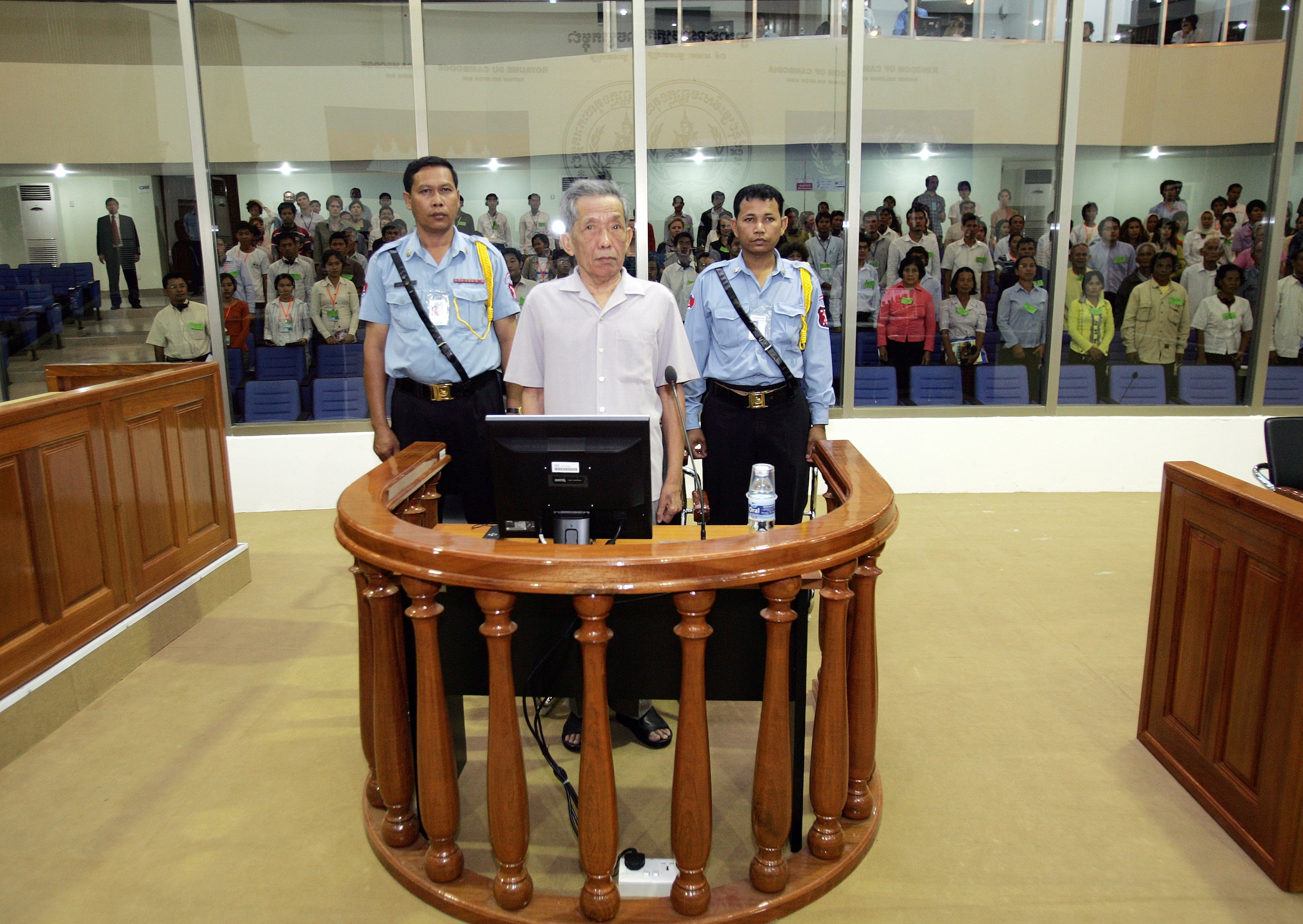 De commandant van de Cambodjaanse martelgevangenis S21, Kaing Guek Eav