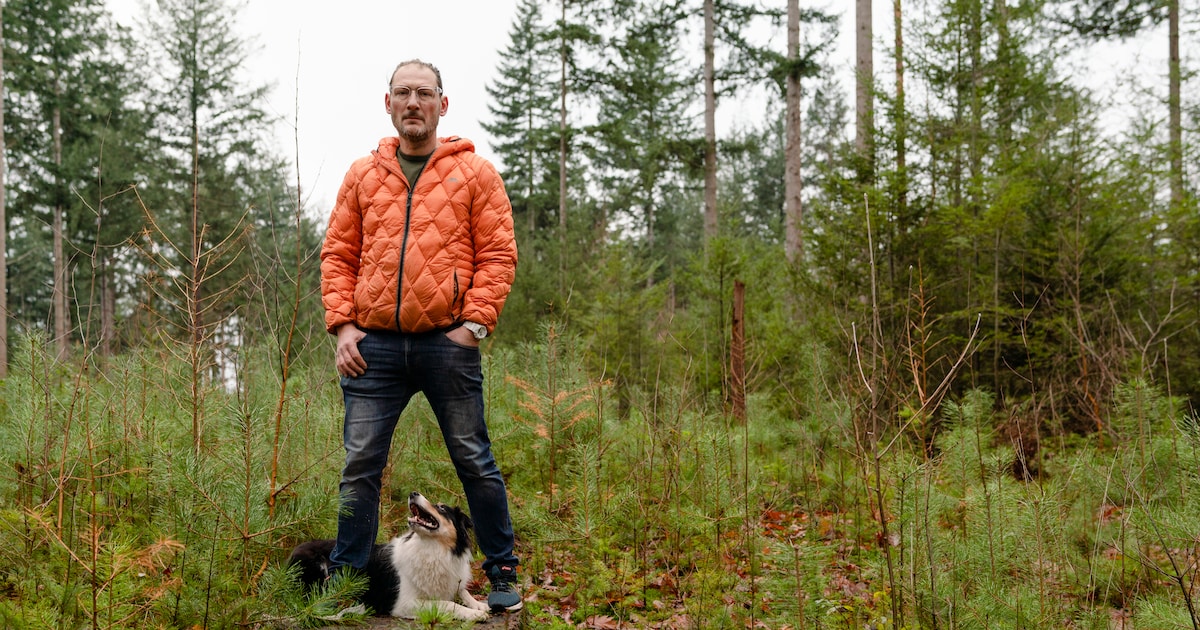 Ontwerper Ilya Yashkin komt graag in het bos van Lage Vuursche: ‘Het lijkt hier wel een theater’