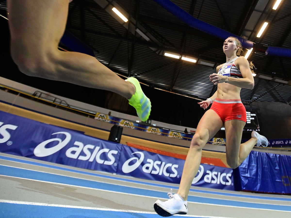 Femke Bol blijft zichzelf maar verbeteren op de 400 meter de Volkskrant