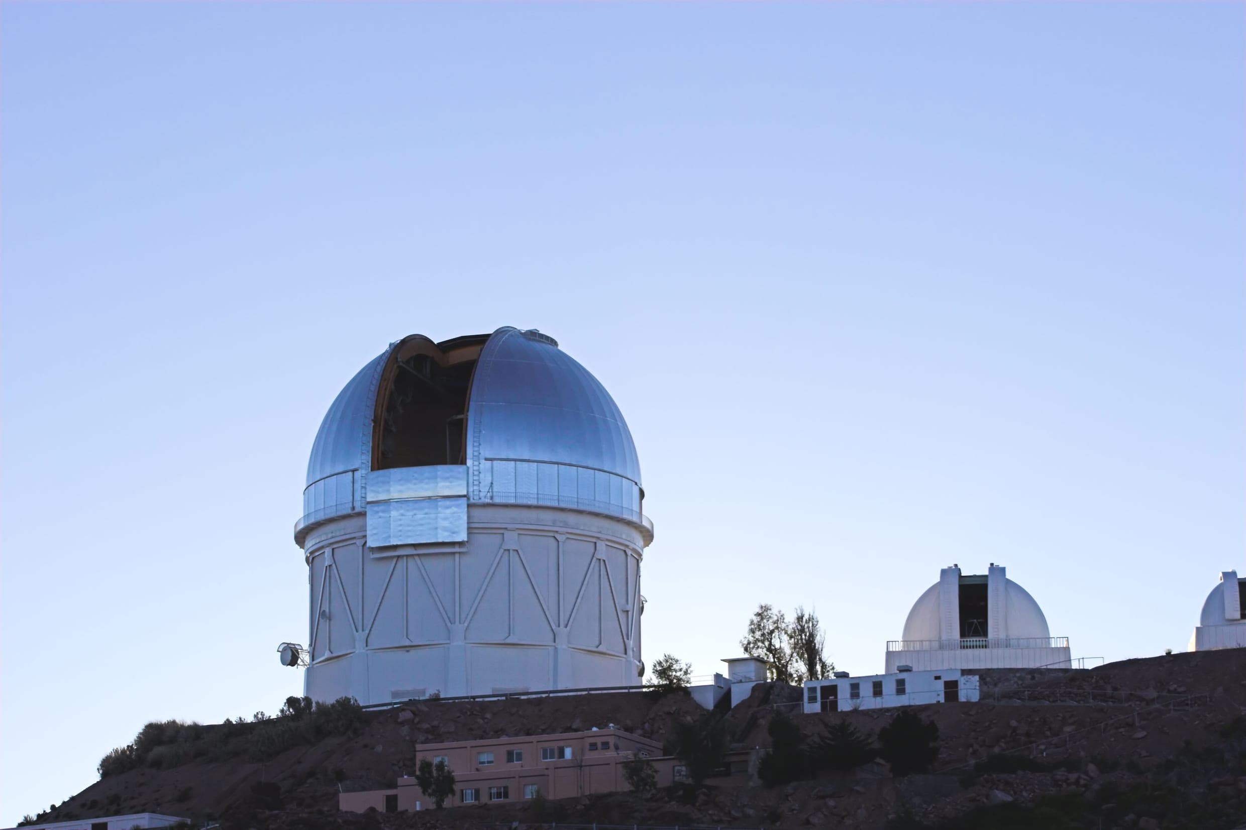 Telescoop op grote hoogte.