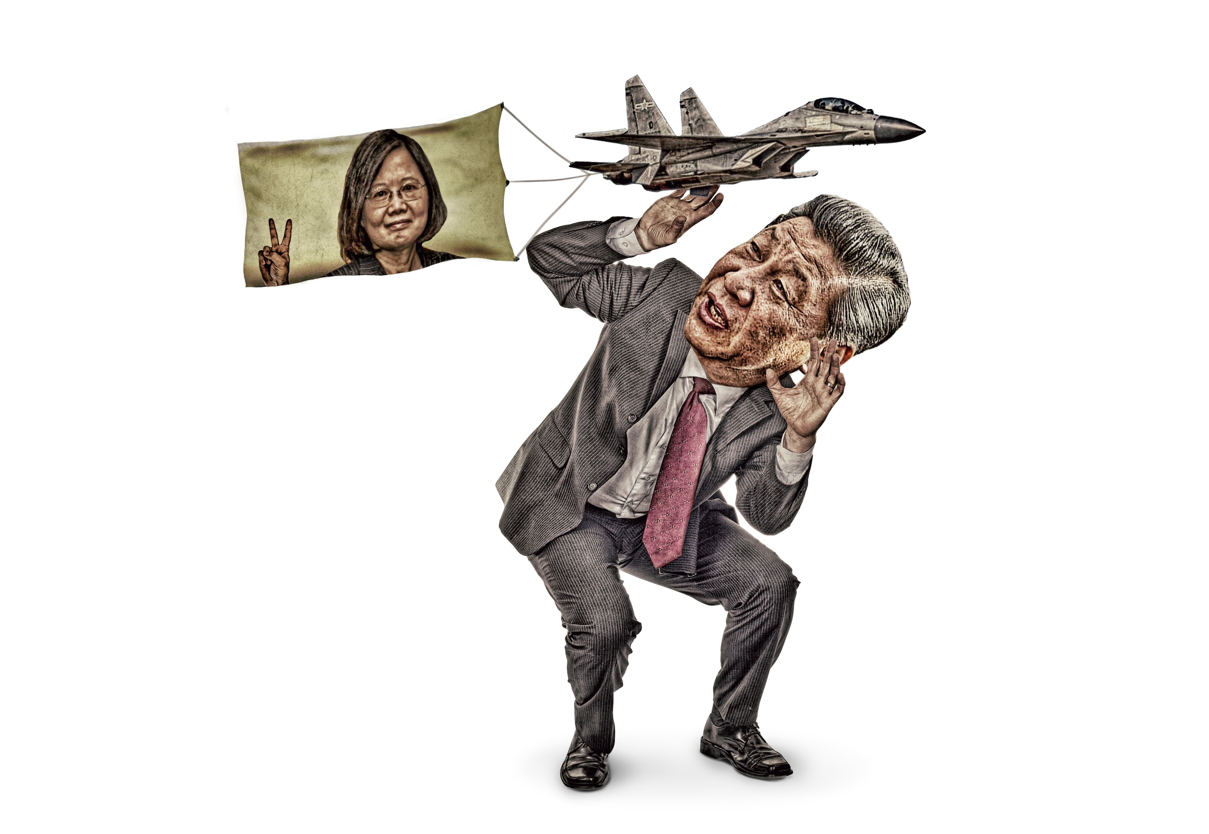 Tsai Ing-wen, president van Taiwan, laat zich niet afschrikken door machtsvertoon van China