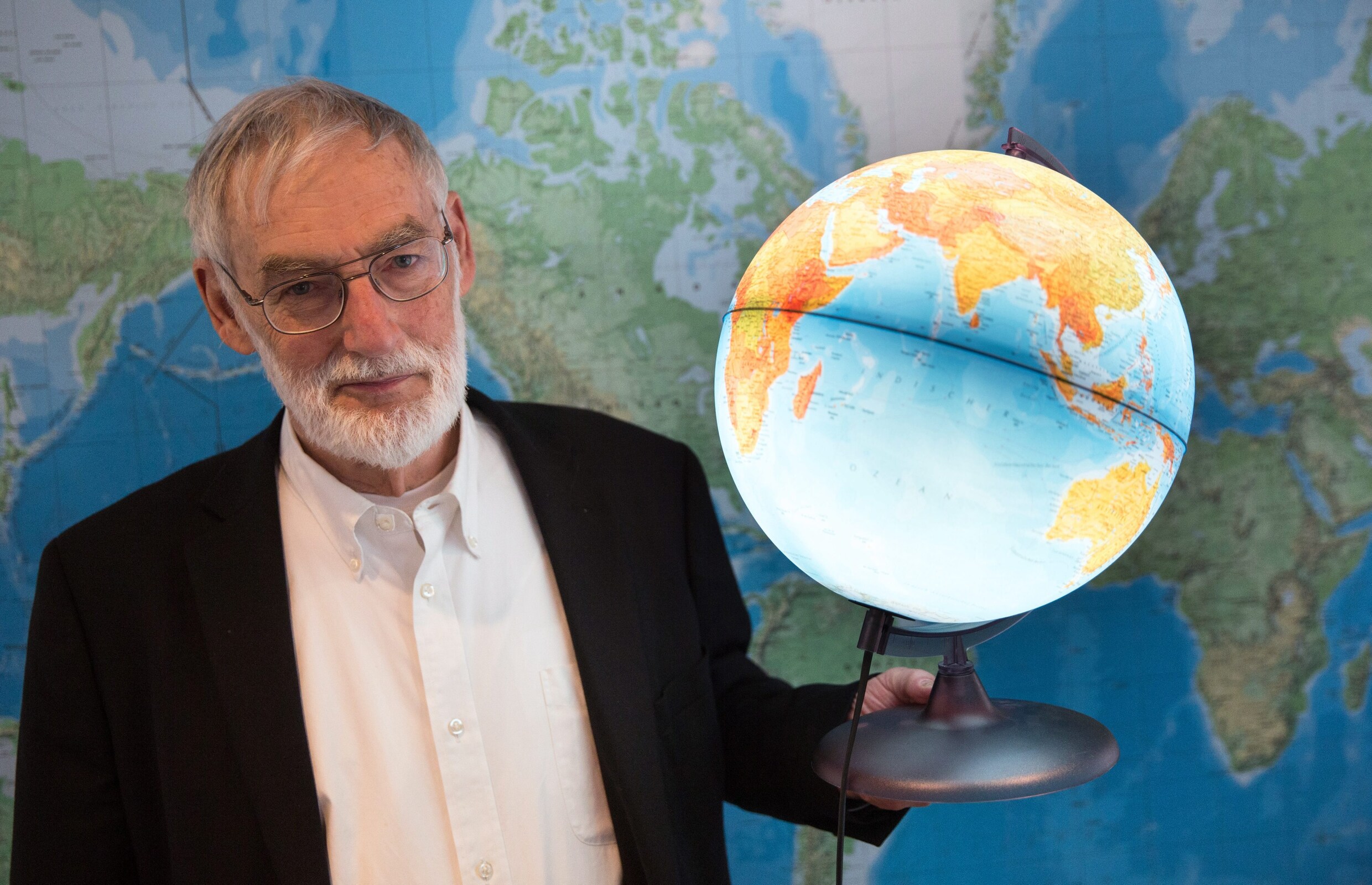Milieu-econoom Dennis Meadows, co-auteur van De grenzen aan de groei.
