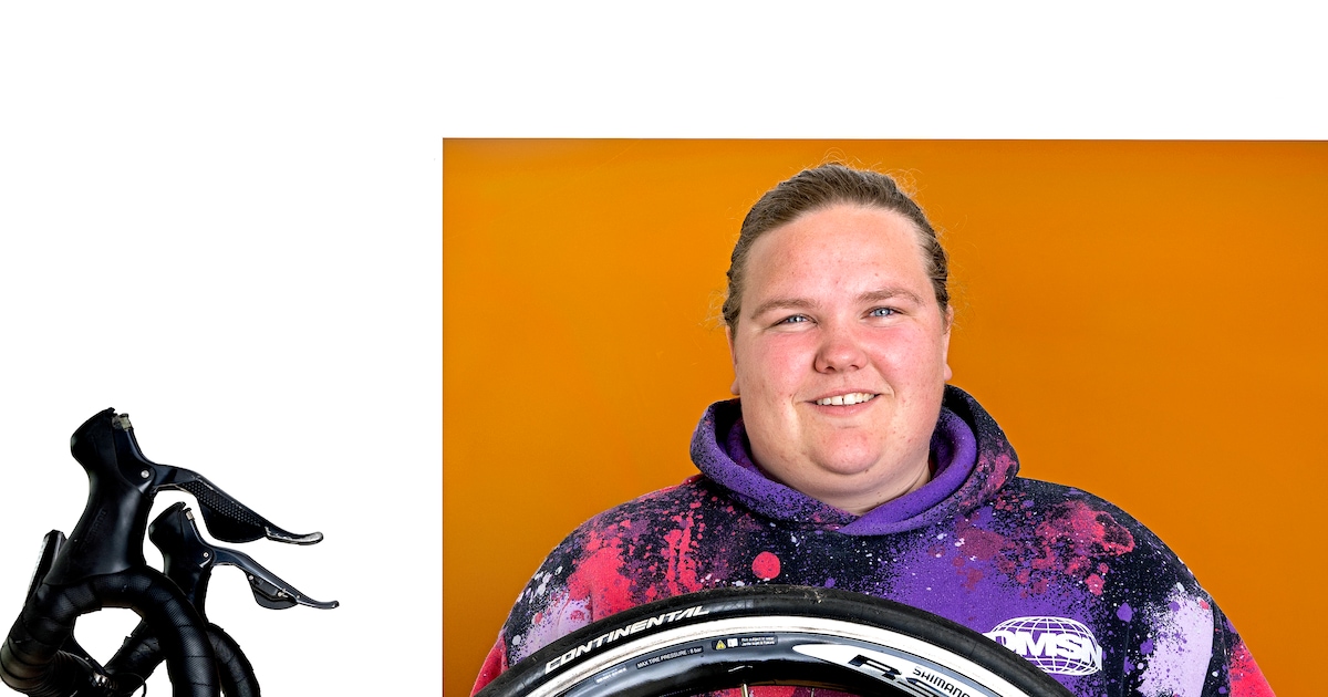 Vanbinnen ben ik nog steeds sportster, maar als ik in de spiegel kijk ...
