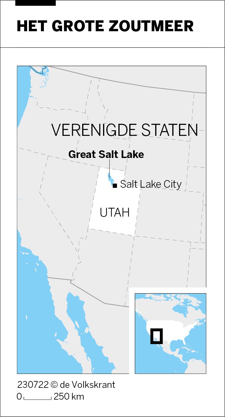 Het grote zoutmeer van Salt Lake City dreigt de stad te vergiftigen: ‘Doomsday is begonnen’