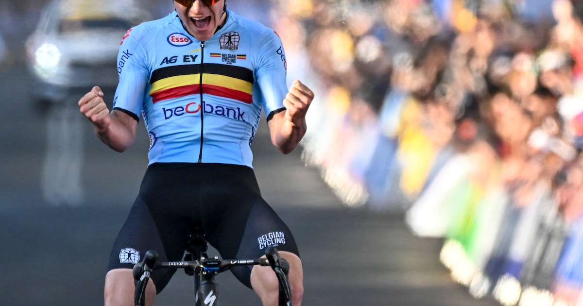 Belg Remco Evenepoel (22) Wint WK Wielrennen, Van Der Poel Geeft Op Na ...