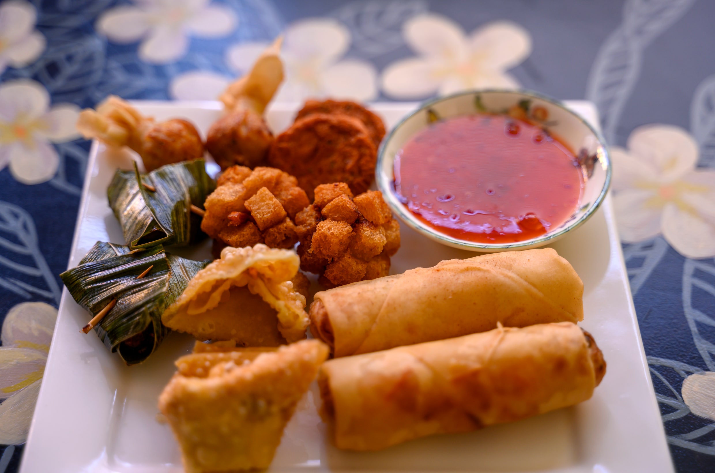 Thaise snacks.