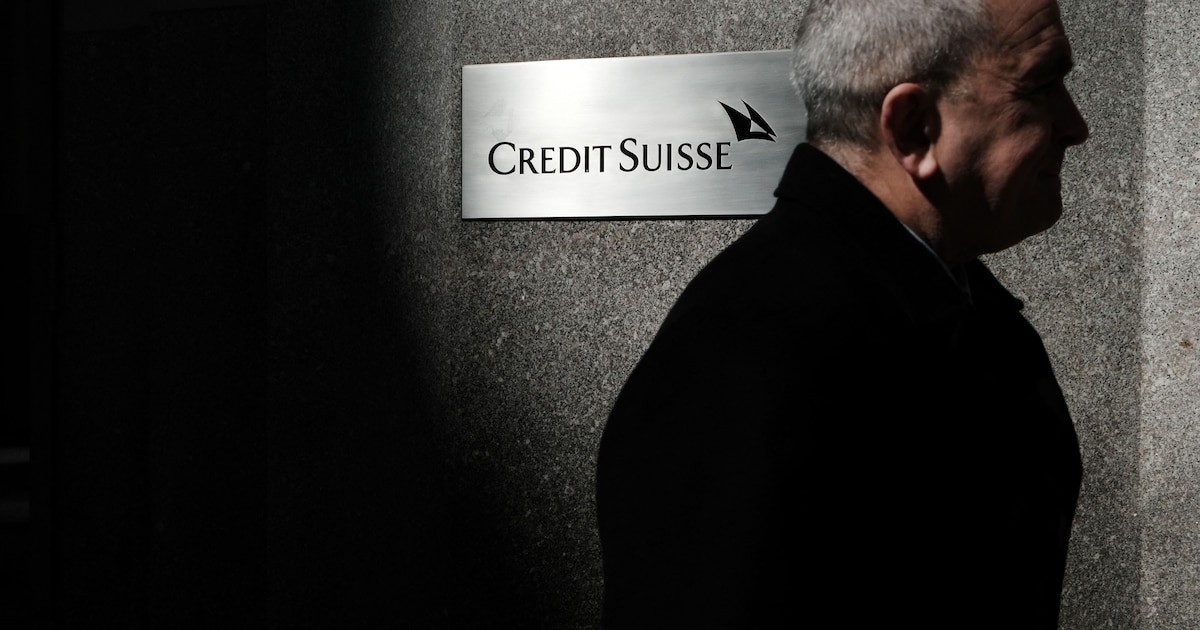 Saham melemah karena kekhawatiran terhadap Credit Suisse;  kerugian harga yang signifikan bagi ING dan ABN Amro