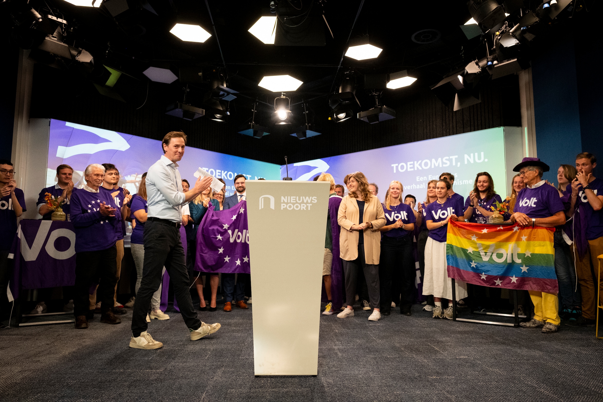 Volt kiest voor radicale koers richting verkiezingen geen korte