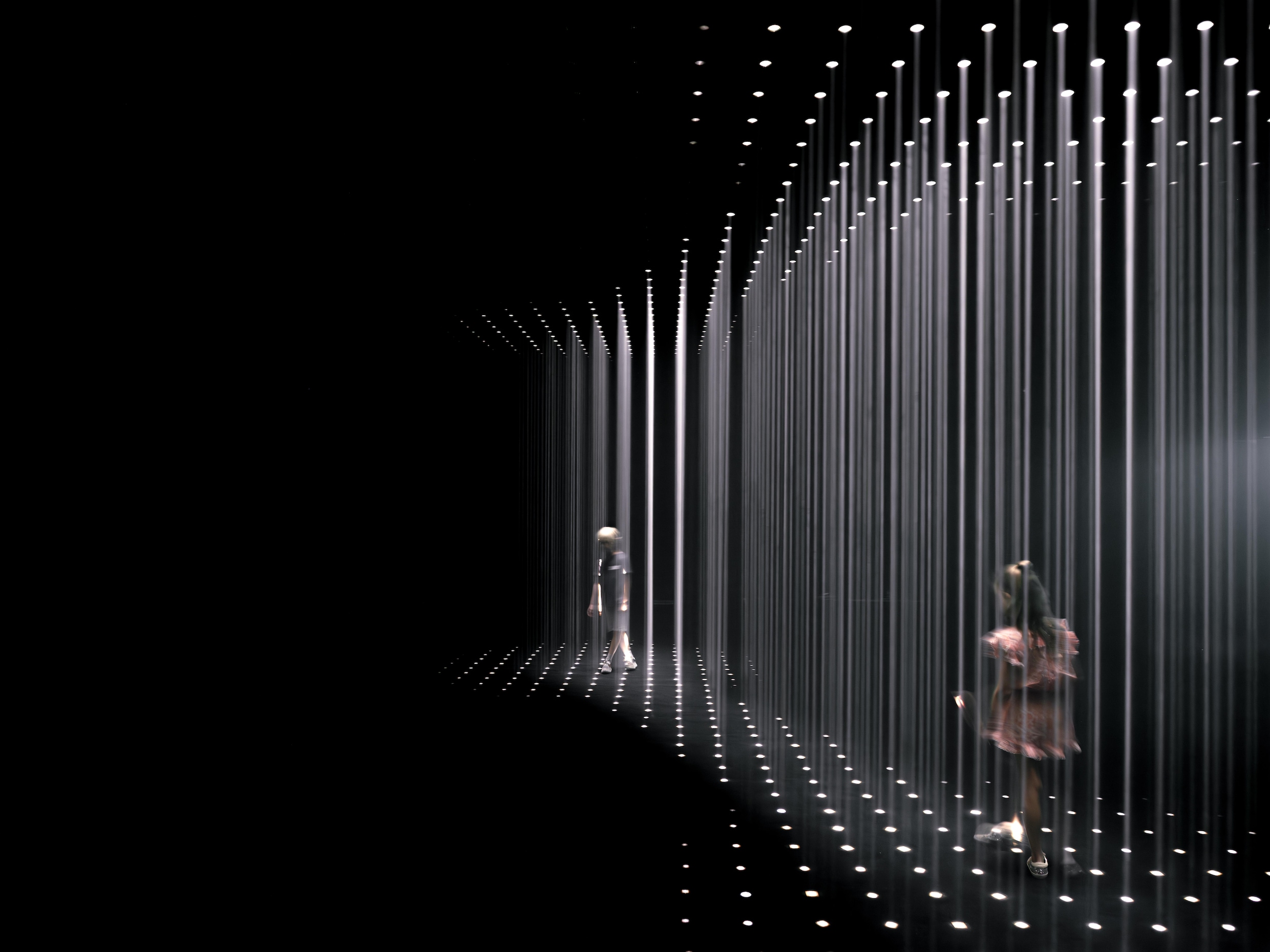 De spectaculaire installaties van Random International begeven zich ...