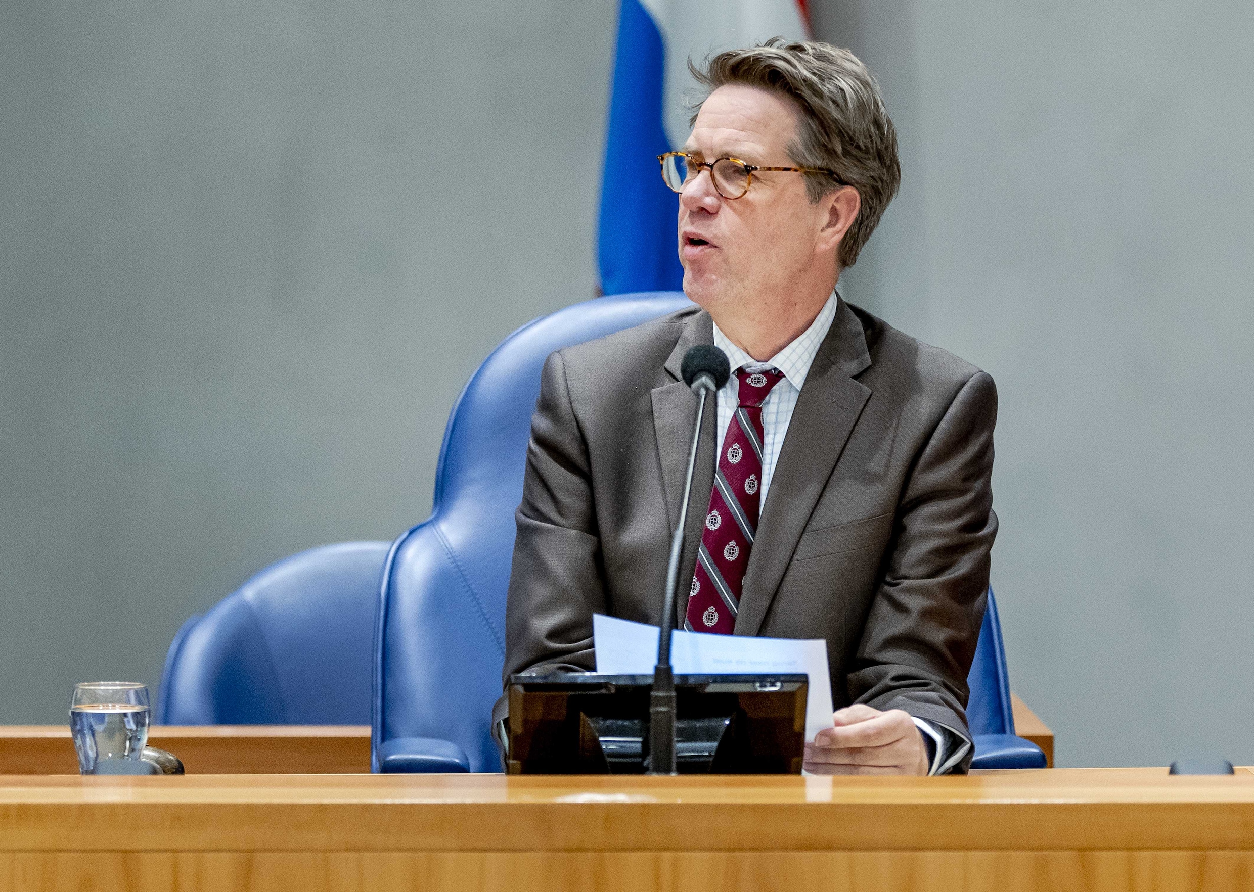Voorzitter Martin Bosma op dinsdag tijdens het wekelijkse vragenuur in de Tweede Kamer.