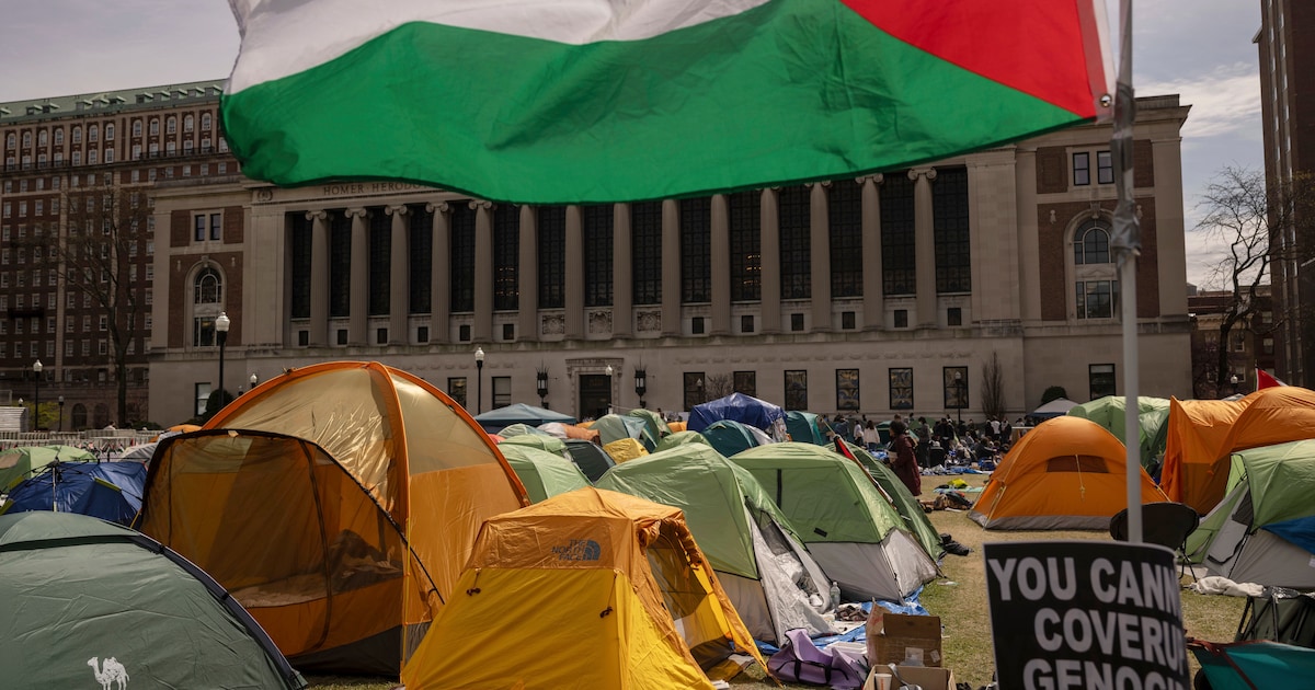 Pro-Palestijnse Studenten Weigeren Te Vertrekken Bij Columbia ...