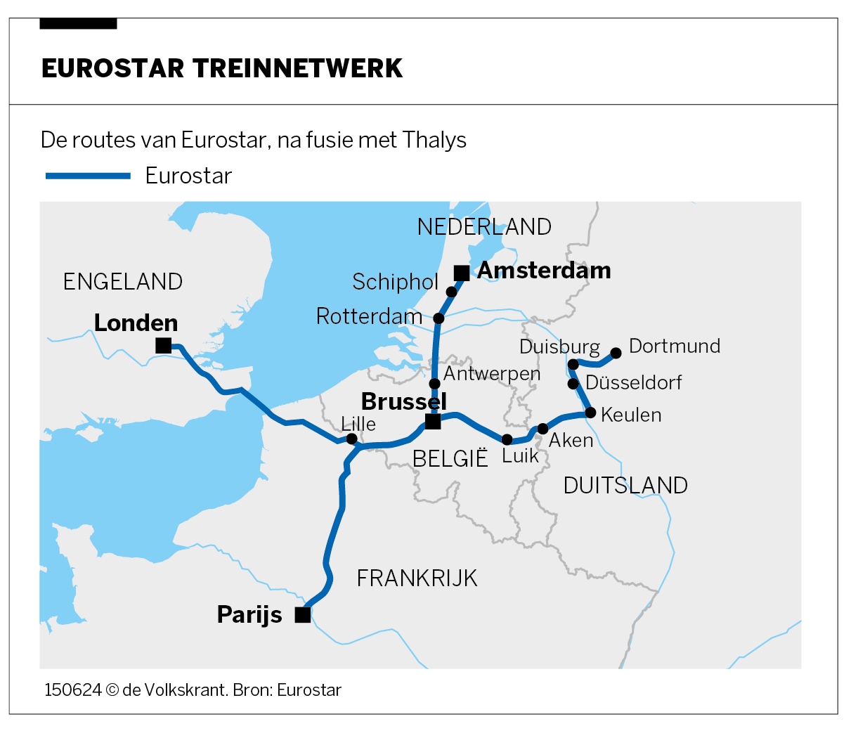 Topvrouw van Eurostar: ‘Ná 2030 gaan we kijken naar nieuwe bestemmingen ...
