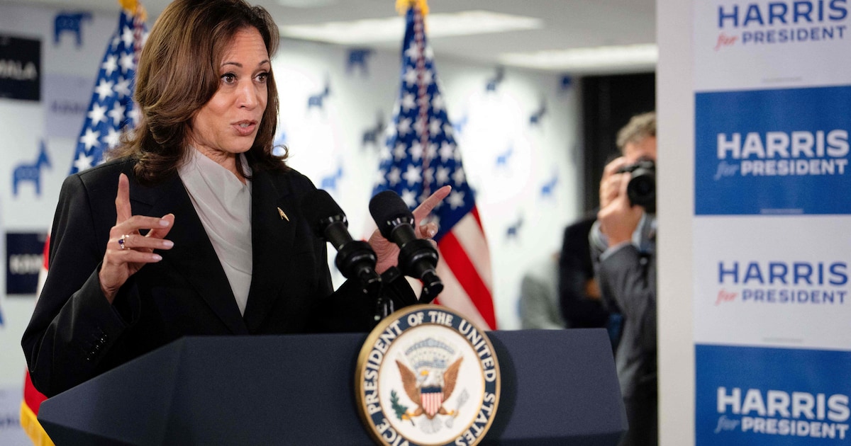 Kamala Harris kent vliegende start als presidentskandidaat, ze heeft nu ...