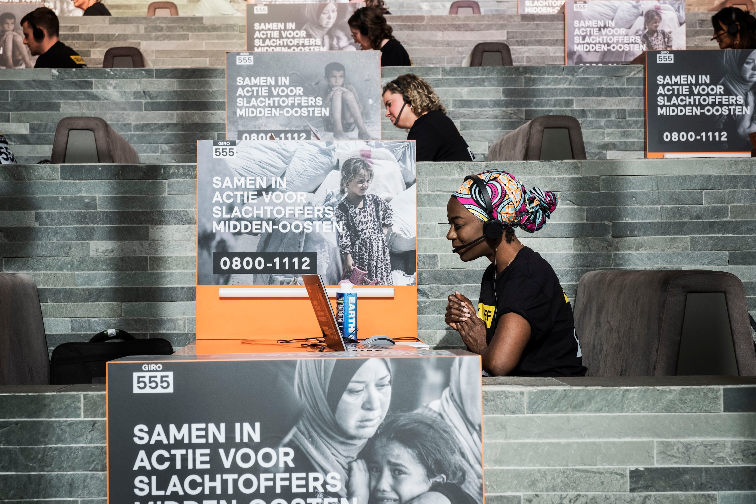Actie 555 Midden Oosten Matige opbrengst, nauwelijks BN’ers: het Midden-Oosten blijkt ook voor