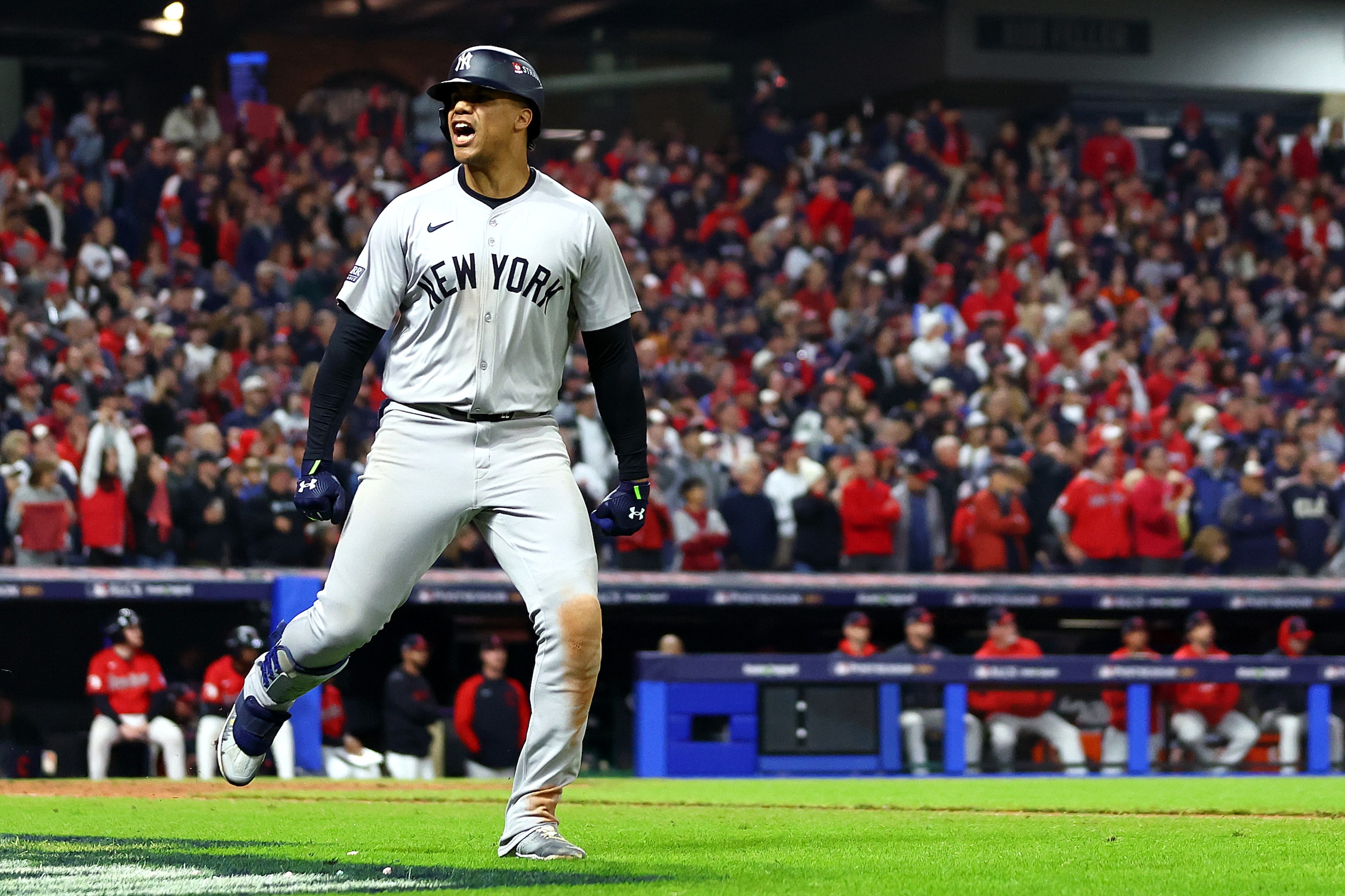 De branieschoppers van de NY Yankees staan in de World Series, de plek
