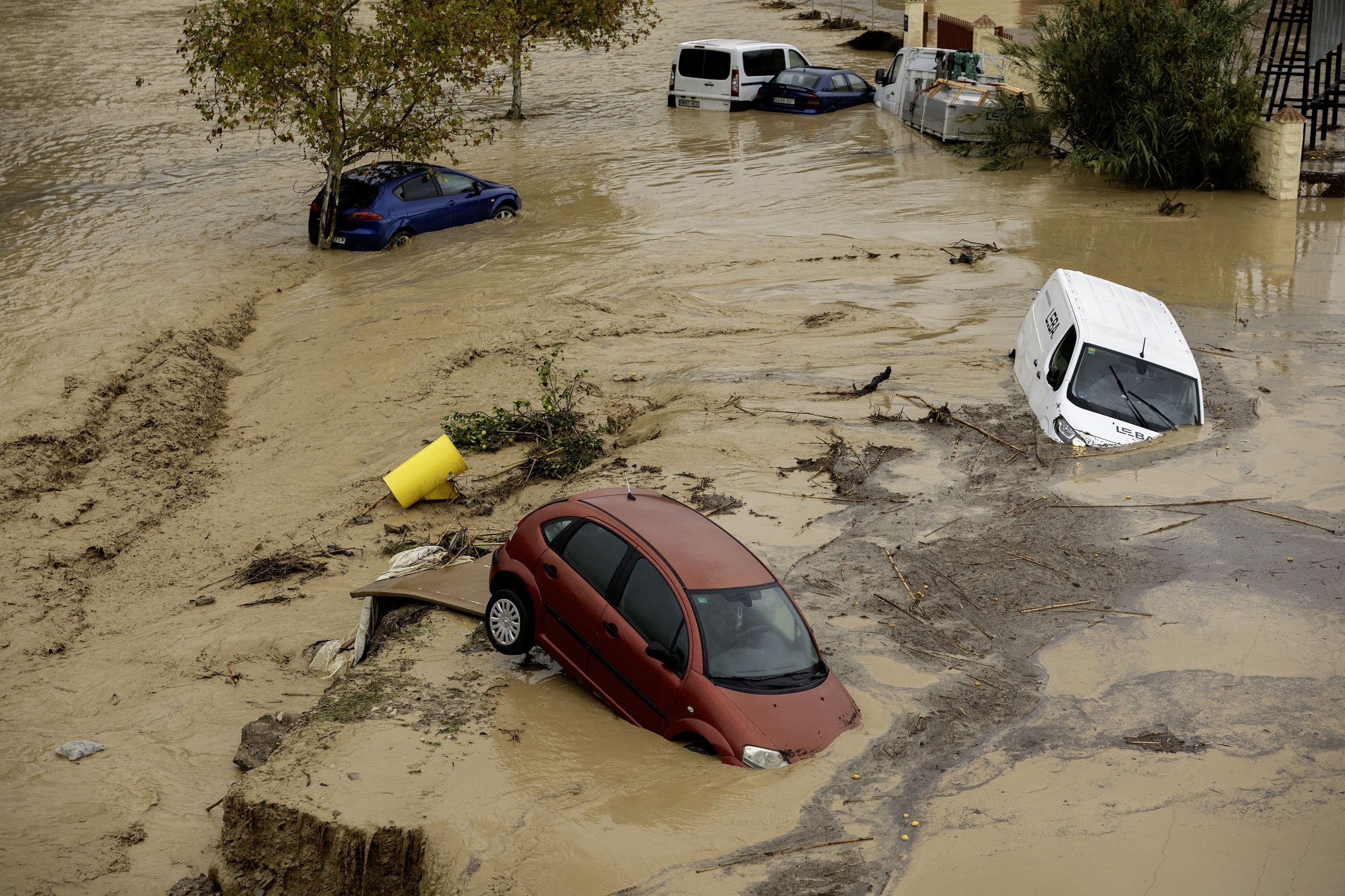 spanje overstromingen