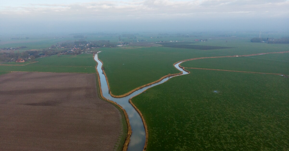 In de Groningse maren zou je de resten kunnen zien van het landschap uit de tijd dat er nog geen dij