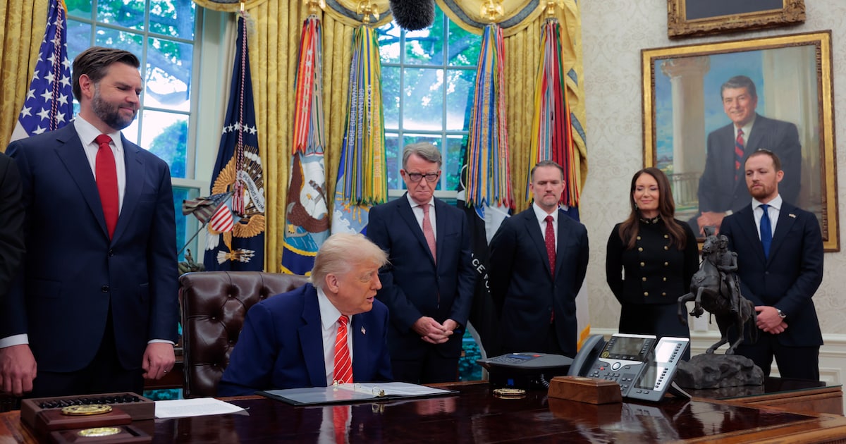 Trumps ‘handelsdeal’ met de Britten toont vooral een terugtrekkende ...