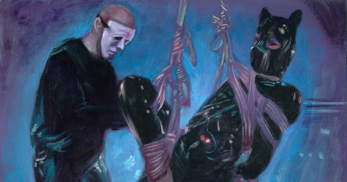 De dresscode op festisjfeest Gear Factory in Venlo is simpel: broek uit, snuit op