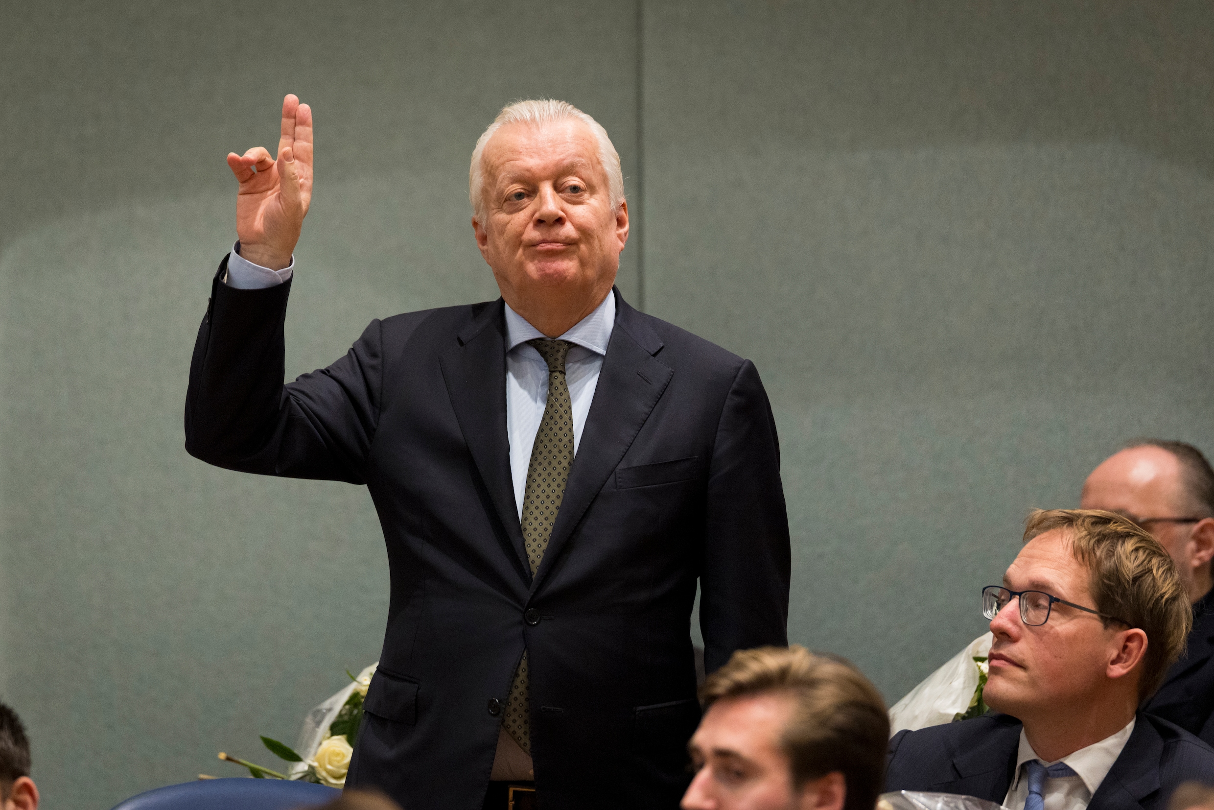 Ralf Dekker bij zijn installatie in de Tweede Kamer in november 2025.