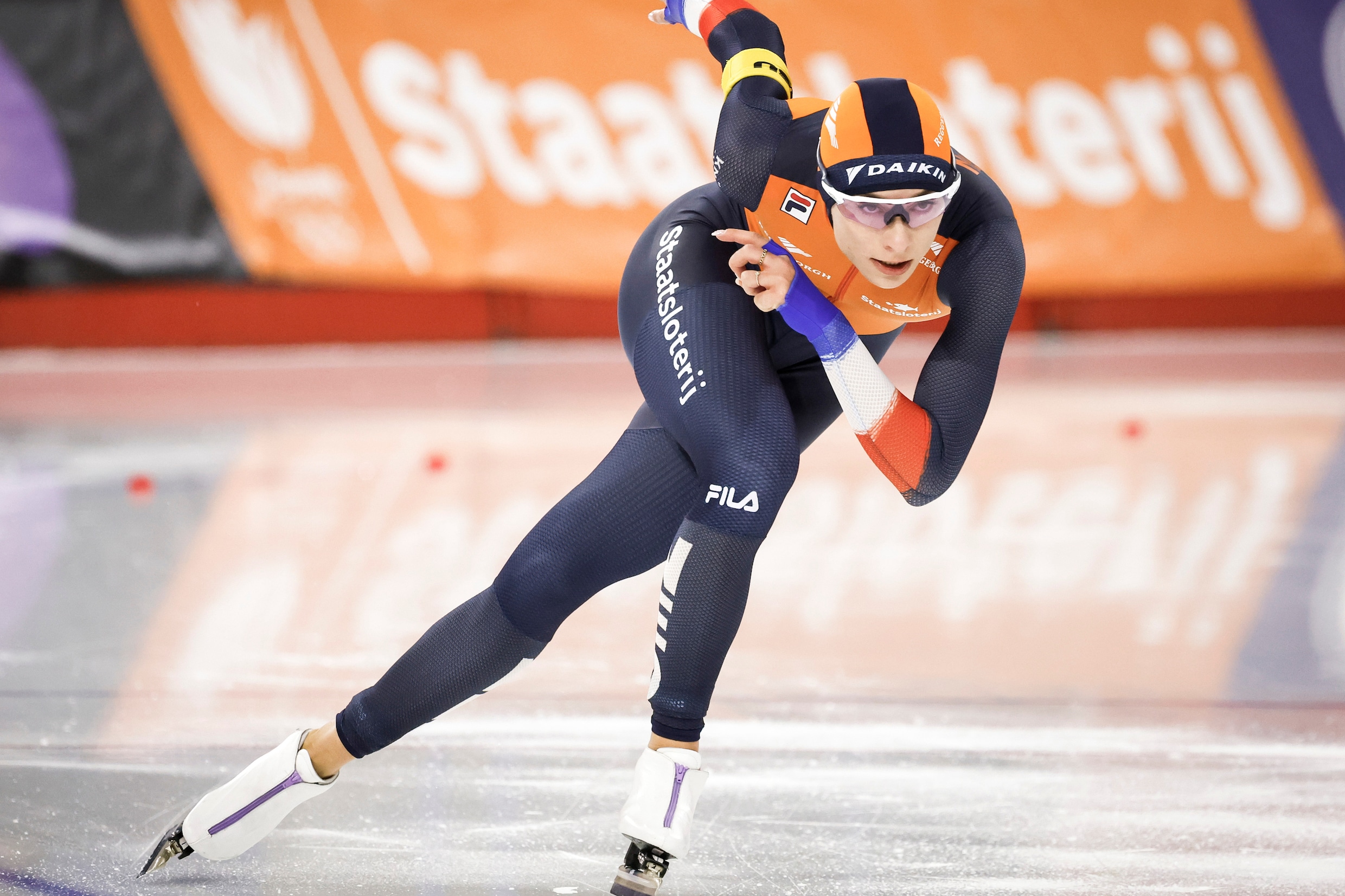 Femke Kok in Calgary.