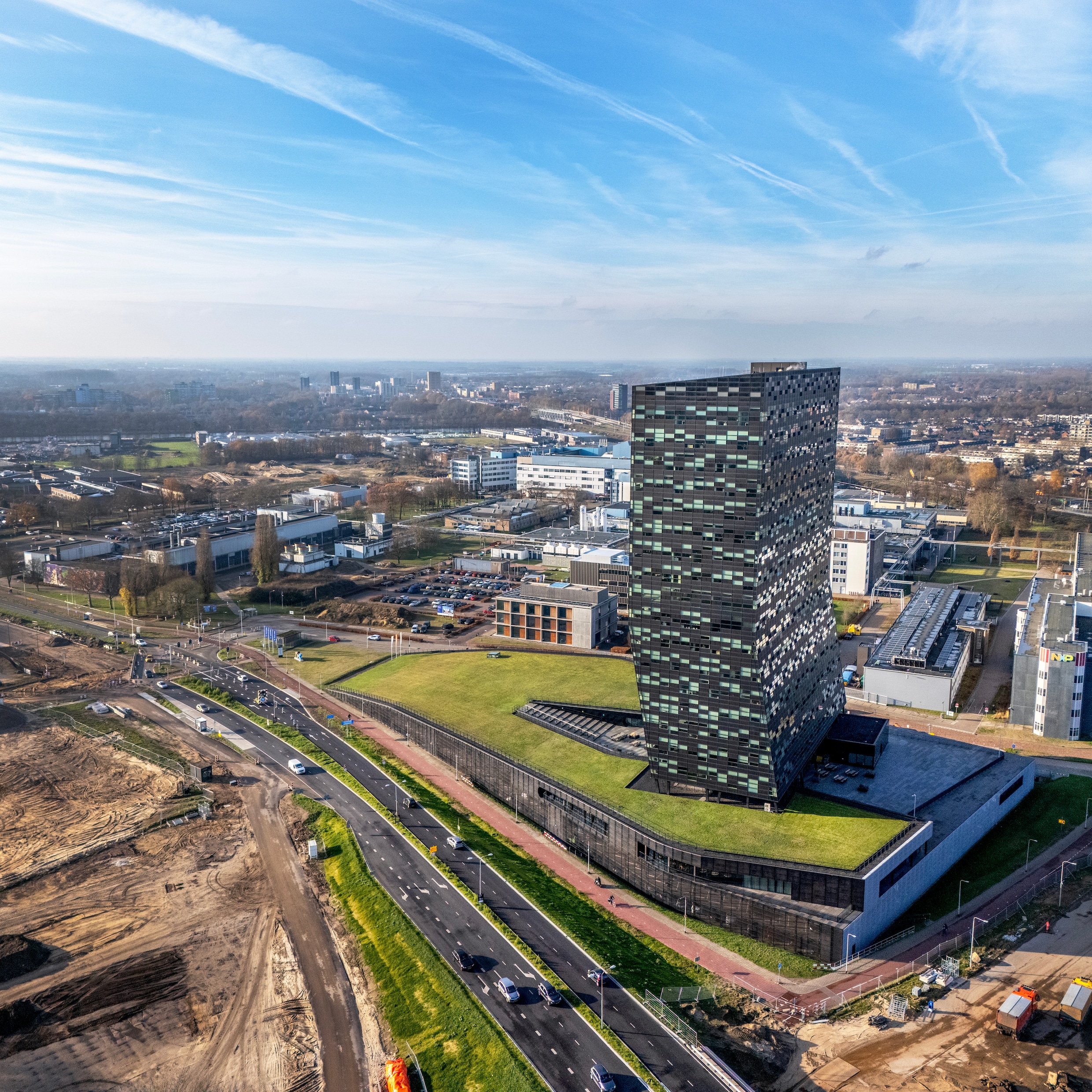 Het gebouw van Nexperia in Nijmegen