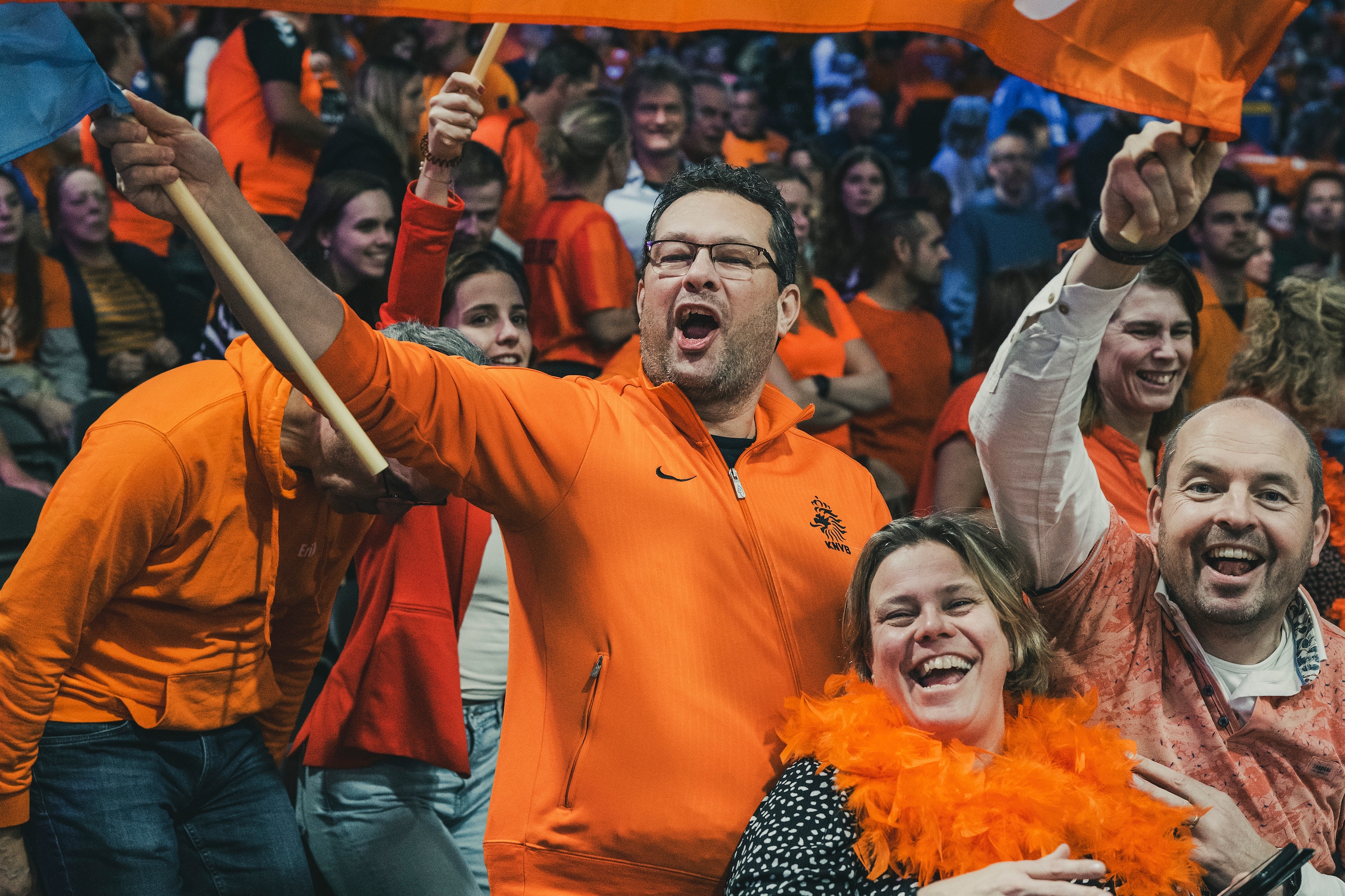 Nederlandse fans in Ahoy.